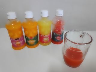 탐라원 제주의 맛, 몬딱주스 4종세트 - 한라봉몬딱주스, 천혜향몬딱주스, 청귤에이드, 당근몬딱주스 — 5점을 준 리뷰어가 2021년 8월 올린 사용 사진