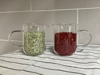 하나로라이스 기능성쌀 5종 1kg  환경을 생각한 다회용 용기 사용 — 5점을 준 리뷰어가 2022년 1월 올린 사용 사진