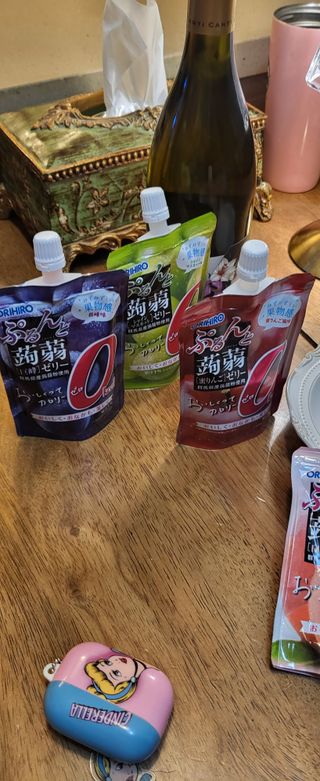 ORIHIRO 오리히로 곤약젤리 제로칼로리 130g 4종 4팩(맛별로 1팩씩) — 5점을 준 리뷰어가 2023년 3월 올린 사용 사진