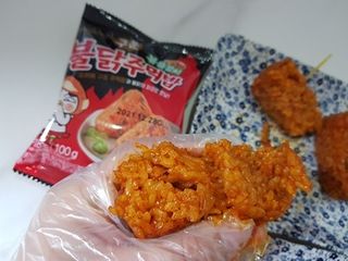 삼양냉동 [삼양] 불닭참치마요구운주먹밥+불닭볶음김치구운주먹밥 2세트구성 — 5점을 준 리뷰어가 2021년 2월 올린 사용 사진