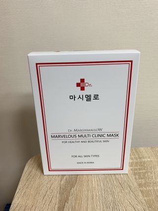 닥터마시멜로 마블러스 멀티 클리닉 마스크 — 5점을 준 리뷰어가 2021년 2월 올린 사용 사진