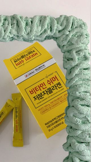 자연에온 경남제약 비타민 쉬머 저분자콜라겐 20g x 30포 — 5점을 준 리뷰어가 2021년 12월 올린 사용 사진