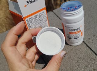 프리마인 성큼다가온 봄, 이너뷰티를 챙겨야 피부도 화사하게, 컨디션도 활기차게. 흡수율을 높인 고효율 비타민. — 5점을 준 리뷰어가 2022년 4월 올린 사용 사진