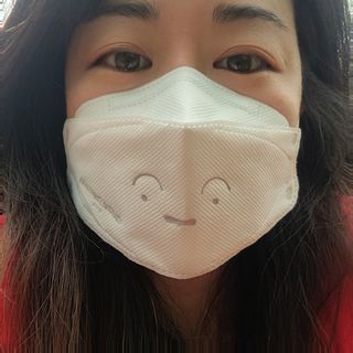 [숨그림]  덴탈마스크 짱구 우리아이 그리고 내가 쓰는 믿을수있는 케릭터 마스크  16종 — 5점을 준 리뷰어가 2021년 11월 올린 사용 사진