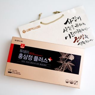 서울약사신협_투데이홍삼정플러스스틱_10g x 60포 — 5점을 준 리뷰어가 2021년 8월 올린 사용 사진