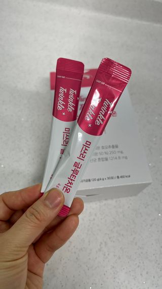 메디포스트 모비타 미쓰리 글루타치온 30포 — 4.5점을 준 리뷰어가 2023년 1월 올린 사용 사진