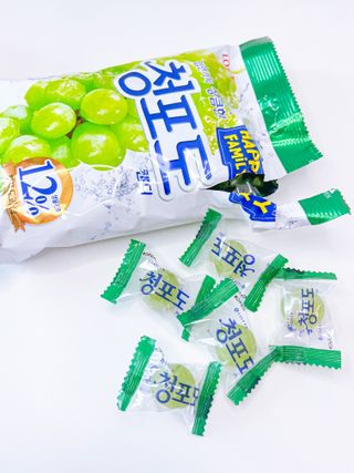 청포도캔디 복숭아캔디 — 5점을 준 리뷰어가 2022년 11월 올린 사용 사진
