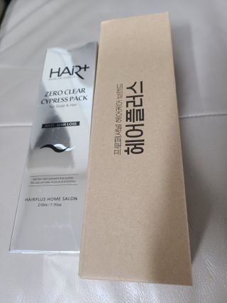 헤어플러스 제로클리어 샴푸 500ml, 두피팩 210ml 2종SET — 5점을 준 리뷰어가 2021년 3월 올린 사용 사진
