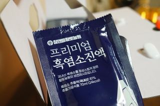참앤들황토농원 국내산 흑염소를 정성스럽게 담은, 프리미엄 흑염소 진액 70ml x 30포 1박스 — 5점을 준 리뷰어가 2023년 1월 올린 사용 사진