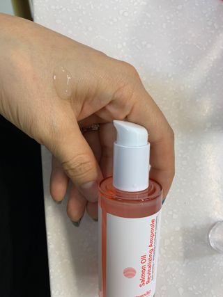 아이앤립 / EYENLIP 아이앤립 연어오일 리바이탈라이징 토너+앰플+크림 3종 세트 — 5점을 준 리뷰어가 2021년 7월 올린 사용 사진