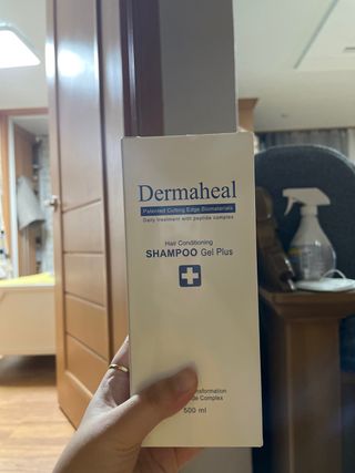더마힐 헤어 컨디셔닝 샴푸 500ml 3종 중 택1 — 5점을 준 리뷰어가 2021년 3월 올린 사용 사진