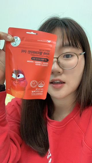 [푸름웰니스] 라바 멀티비타민 구미 36g — 4점을 준 리뷰어가 2022년 2월 올린 사용 사진