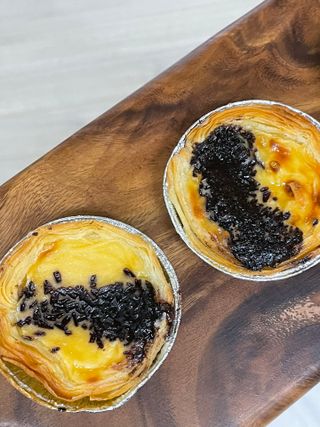 디앙뜨 포르투갈 에그타르트 오리지널 맛+패션후르츠+초콜릿타르트 맛 중 택1 — 5점을 준 리뷰어가 2021년 8월 올린 사용 사진