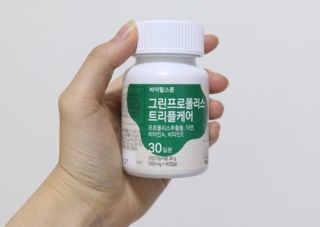 바이탈스푼 그린프로폴리스트리플케어 — 5점을 준 리뷰어가 2021년 6월 올린 사용 사진
