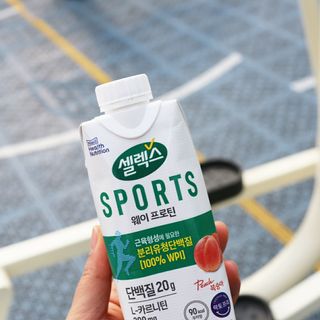 셀렉스스포츠 셀렉스 스포츠 웨이 프로틴 복숭아_ 330ml x 12팩 — 5점을 준 리뷰어가 2021년 3월 올린 사용 사진