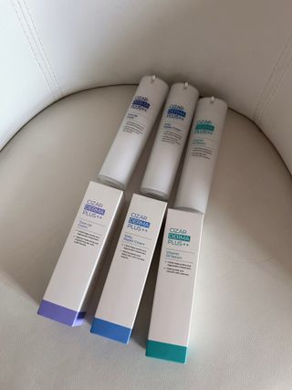 시자르 더마 플러스 오일 세럼, 리페어 크림, 톤업 크림 세트 — 5점을 준 리뷰어가 2023년 9월 올린 사용 사진