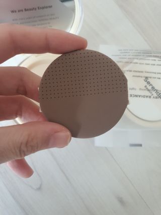 세렌디뷰티 퍼펙트 에어리 래디언스 쿠션 — 5점을 준 리뷰어가 2022년 1월 올린 사용 사진