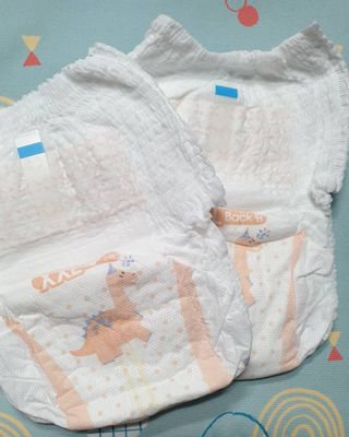 오브맘 밤 프리미엄 아기 기저귀 팬티형 밴드형 — 5점을 준 리뷰어가 2021년 1월 올린 사용 사진