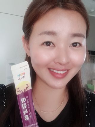 [몸엔용] 전국 이마트 런칭 신상, 아침을 깨우는 녹용 아침녹용 10g x 28포 — 4점을 준 리뷰어가 2021년 7월 올린 사용 사진