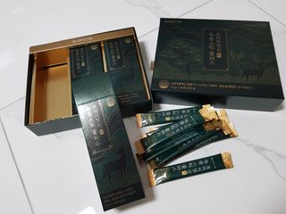 서울약사신협_프리미엄 진 녹용스틱 플러스10g x 30포 — 5점을 준 리뷰어가 2021년 8월 올린 사용 사진