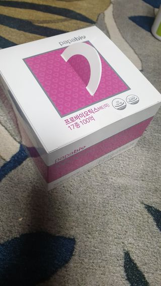 파파비오랩 프로바이오틱스ME 2개월분 — 4.5점을 준 리뷰어가 2021년 1월 올린 사용 사진