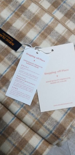 노르딕아일랜드 머플러 아이슬란드 체크 — 5점을 준 리뷰어가 2021년 10월 올린 사용 사진