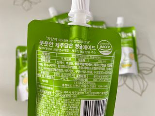 JEJUFEEL 풋풋한 제주담은 청귤에이드 — 4점을 준 리뷰어가 2022년 10월 올린 사용 사진
