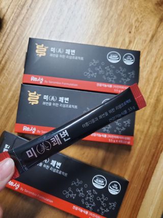 새롬바이오 리생 [미쾌변] 차전자피 식이섬유 건강기능식품 3팩 — 4점을 준 리뷰어가 2021년 7월 올린 사용 사진