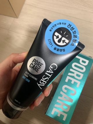 [갸스비] 명불허전, 남성을 위한 브랜드 갸스비의 올인원, 폼클렌징, 헤어오일 3종 — 5점을 준 리뷰어가 2021년 3월 올린 사용 사진