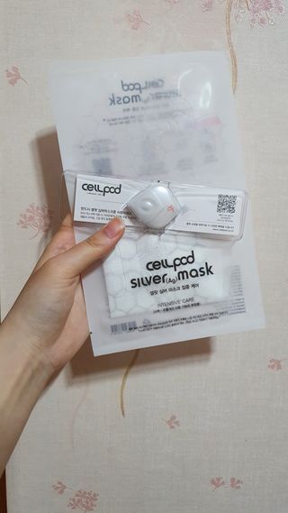cellpod 셀팟 미세전류 마스크팩 프로그램 MC±WELL 5회분 — 5점을 준 리뷰어가 2022년 3월 올린 사용 사진