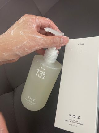 에일리언오더즈 센티드 핸드 앤 바디 워시 290ml (3종 택1) — 5점을 준 리뷰어가 2023년 8월 올린 사용 사진