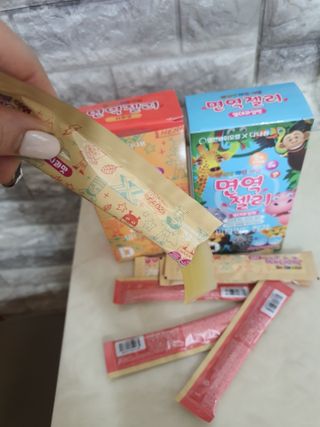 다나음 셀렌에 빠진 아연면역젤리 열대과일맛+사과맛 — 5점을 준 리뷰어가 2021년 4월 올린 사용 사진