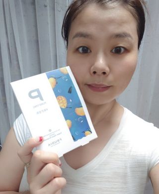 [후르디아] 골라쓰는 비건마스크팩 2종 -백년초 / 망고 — 5점을 준 리뷰어가 2021년 9월 올린 사용 사진