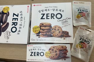 ZERO (초콜릿 칩 쿠키, 카카오 케이크, 후르츠 젤리, 아이스 콜라, 아이스 초코바) — 5점을 준 리뷰어가 2022년 6월 올린 사용 사진