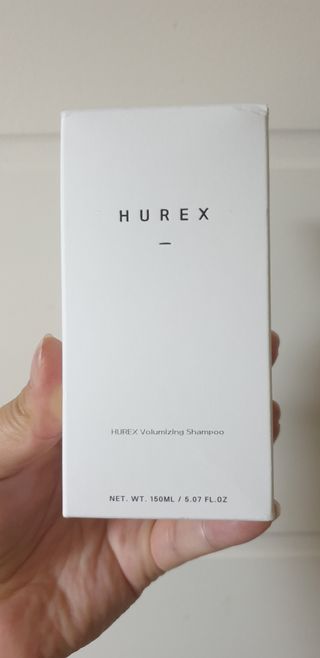[HUREX] 휴렉스 볼류마이징 탈모완화 기능성 샴푸 150ml x 2개 — 4점을 준 리뷰어가 2021년 9월 올린 사용 사진