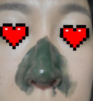 [후르디아] 저자극 필오프팩, 청포도 노즈팩 — 5점을 준 리뷰어가 2023년 8월 올린 사용 사진