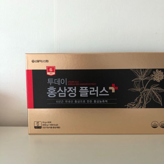 서울약사신협_투데이홍삼정플러스스틱_10g x 60포 리뷰 사진