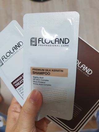 플로랜드 프리미엄 케라틴 체인지 헤어앰플 — 5점을 준 리뷰어가 2021년 8월 올린 사용 사진