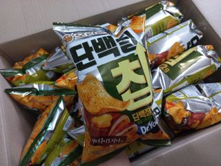 맛있게 채우는 단백질 12g, 닥터유 단백질칩 — 4점을 준 리뷰어가 2023년 12월 올린 사용 사진