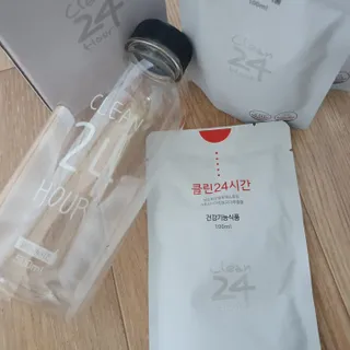 클린24시간 1BOX(5포) + 전용보틀(500ml) — 5점을 준 리뷰어가 2023년 4월 올린 사용 사진