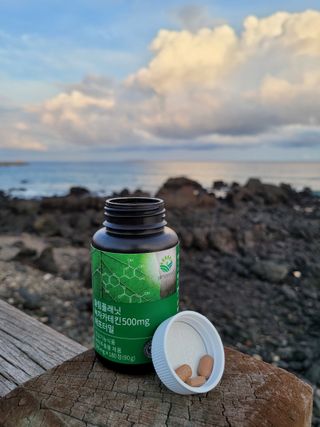 슬림플래닛 녹차카테킨 500mg 애프터밀 — 5점을 준 리뷰어가 2021년 9월 올린 사용 사진