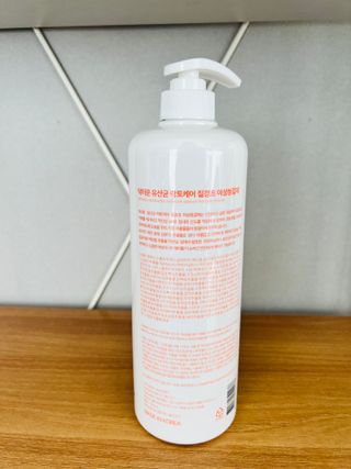 프리[닥터문] 유산균 락토케어 질경초 여성청결제 1000ml (젤타입) — 5점을 준 리뷰어가 2022년 5월 올린 사용 사진
