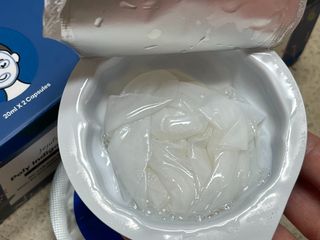제주인디 폴리인디고 리프레쉬 바이오셀룰로오스 마스크팩 — 5점을 준 리뷰어가 2021년 11월 올린 사용 사진