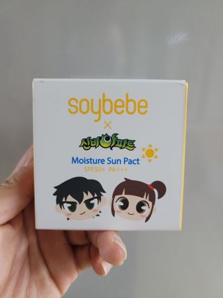 소이베베X신비아파트 모이스쳐 선팩트 SPF50+ PA+++ — 5점을 준 리뷰어가 2023년 4월 올린 사용 사진