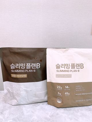 일일하우 슬리밍 플랜B 고소한 귀리맛, 진한 카카오맛 (체중조절식) — 5점을 준 리뷰어가 2023년 6월 올린 사용 사진