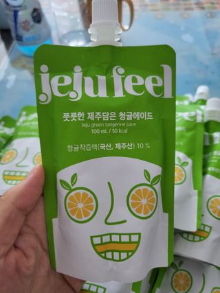 JEJUFEEL 풋풋한 제주담은 청귤에이드 — 5점을 준 리뷰어가 2022년 10월 올린 사용 사진