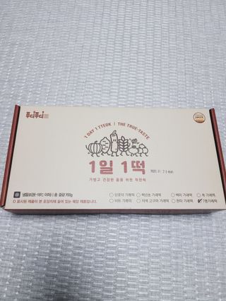 푸디푸디 1일1떡  가래떡 낱개포장 아침식사 식사대용 7종 세트 혼합 (14개입) — 5점을 준 리뷰어가 2022년 5월 올린 사용 사진