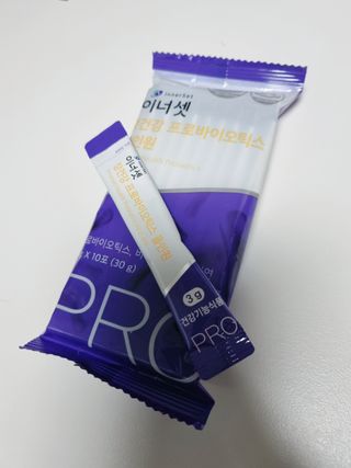 이너셋 장건강 프로바이오틱스 올인원 — 5점을 준 리뷰어가 2023년 1월 올린 사용 사진