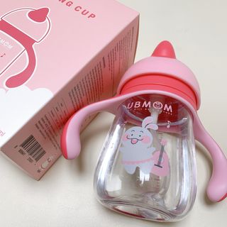 유비맘 트라이탄 코니빨대컵_컬러 랜덤 발송 — 5점을 준 리뷰어가 2020년 12월 올린 사용 사진
