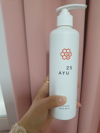 AYU25[아유트웬티파이브]피부 진정, 보습 와일즈 로즈 핸드워시 — 5점을 준 리뷰어가 2021년 5월 올린 사용 사진